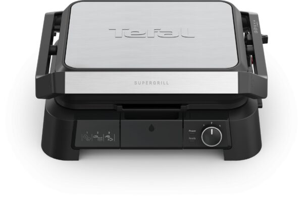 TEFAL GC517DE0 SuperGrill 4 az 1-ben kontaktgrill gofrisütő lapokkal