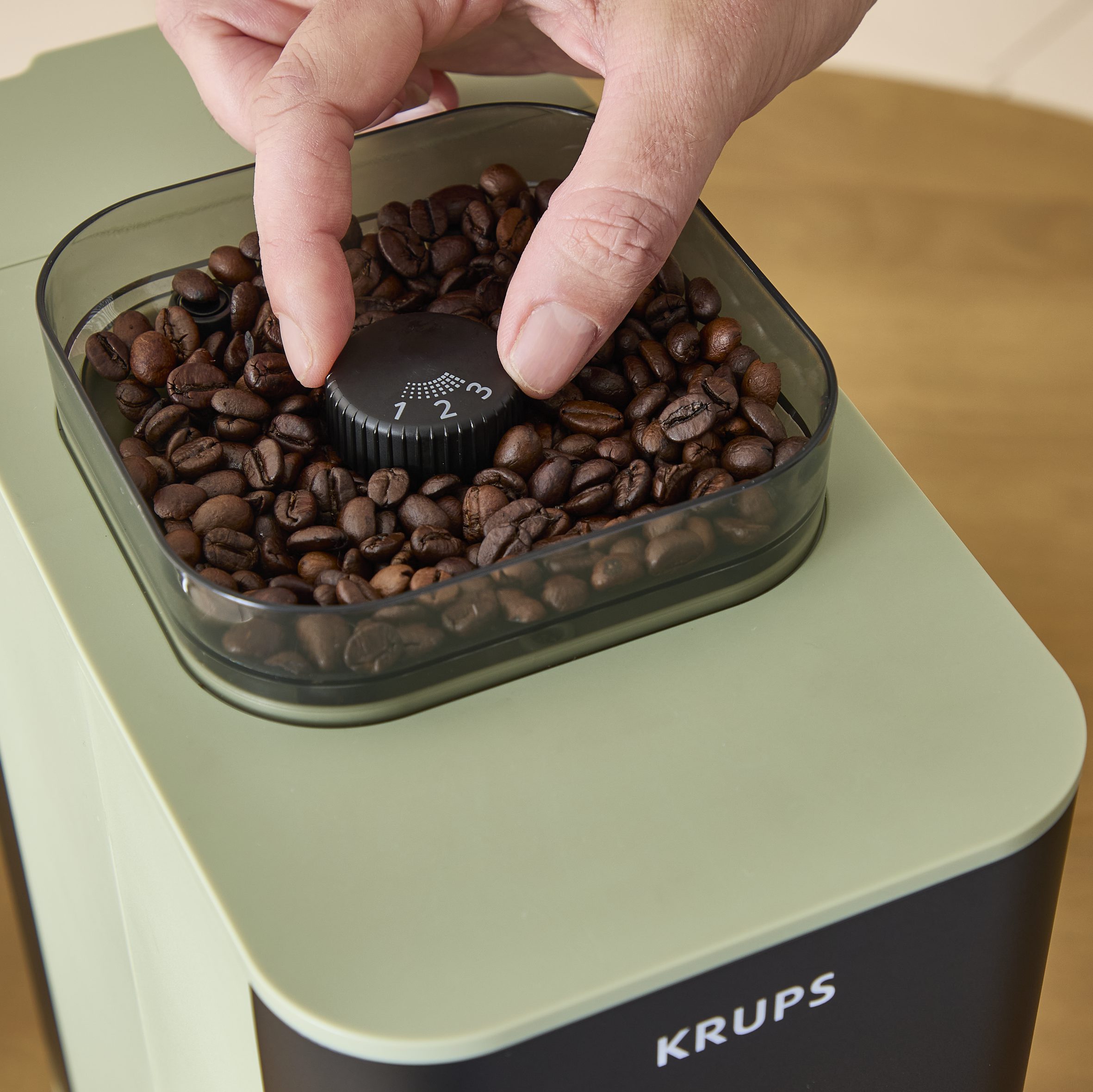 KRUPS SA401LE0 Coffee Crush automata kávéfőző, 15 cm széles kivitel – 5. kép