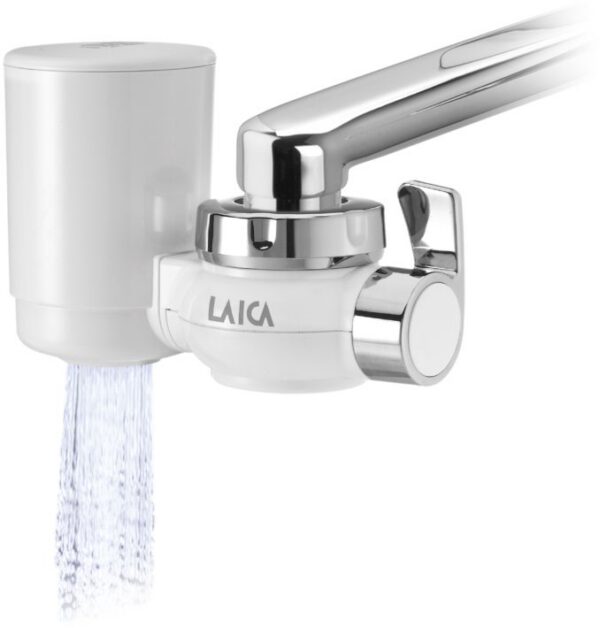 LAICA R10 csapra szerelhető HYDROSMART vízszűrő, 900 l, fehér