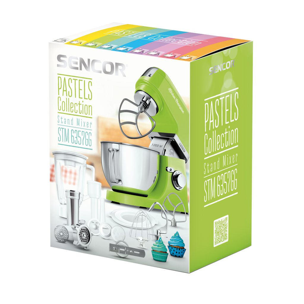 SENCOR STM 6357GG multifunkciós konyhai robotgép üvegmixerrel és húsdarálóval – 5. kép