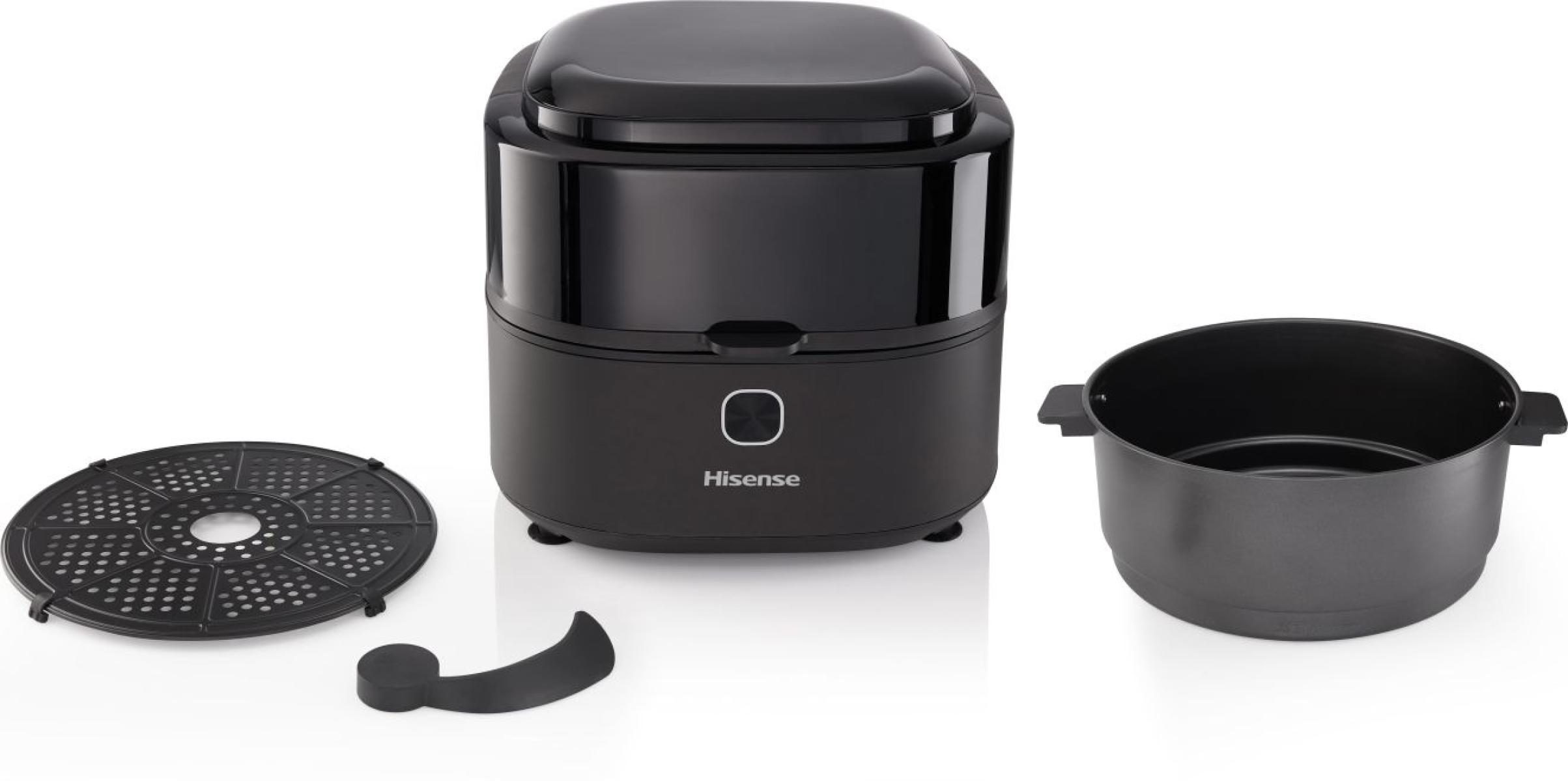 HISENSE HAF1350DR air fryer automatikus keverőlapáttal, 6,7 literes kosárral – 4. kép