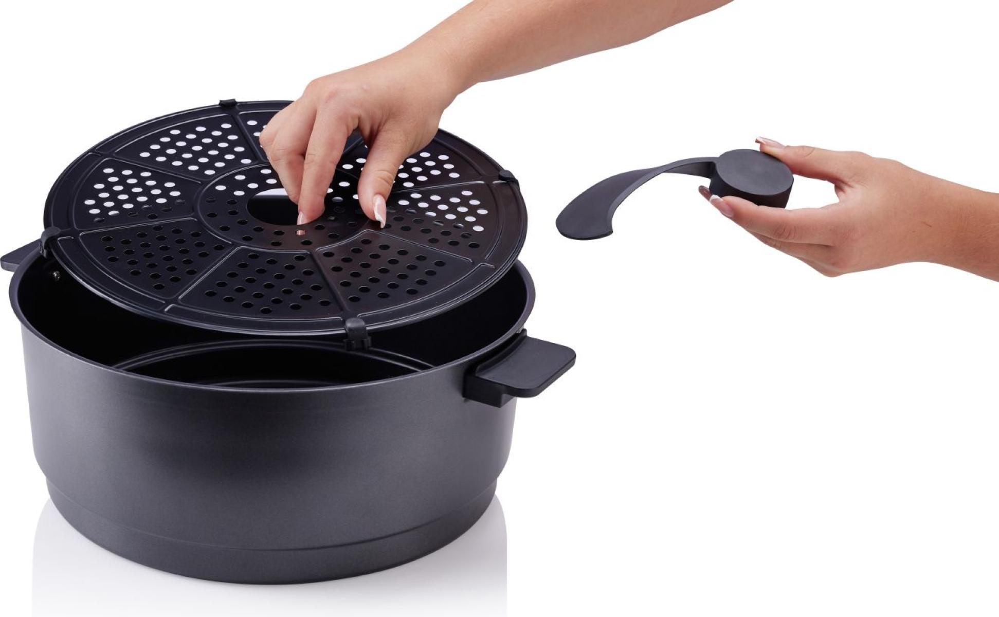 HISENSE HAF1350DR air fryer automatikus keverőlapáttal, 6,7 literes kosárral – 9. kép