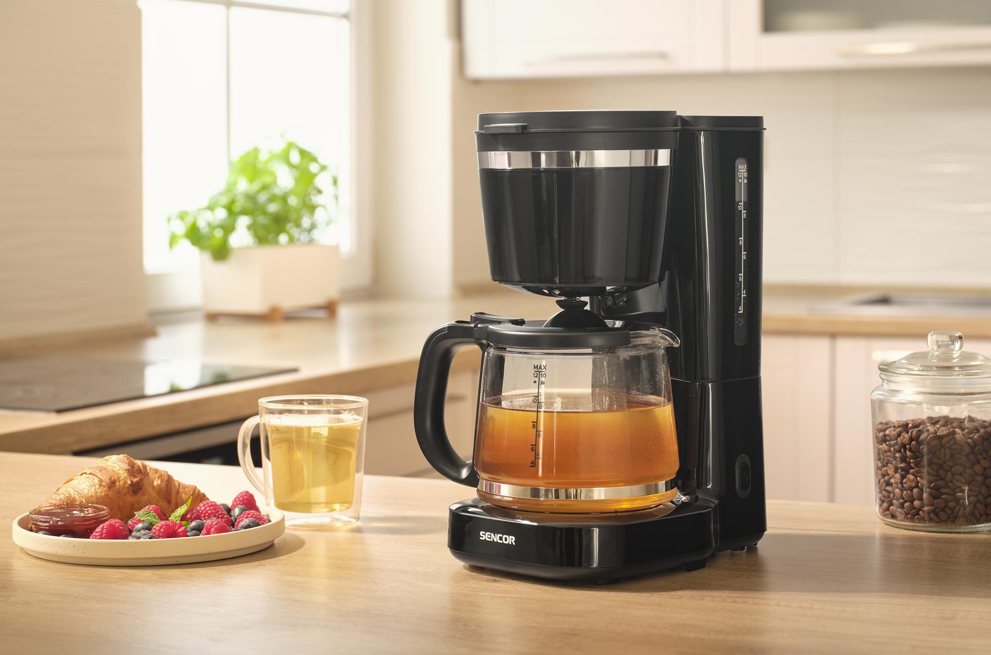 SENCOR SCE 2710BK filteres kávéfőző 1,5 literes üvegkancsóval – 11. kép