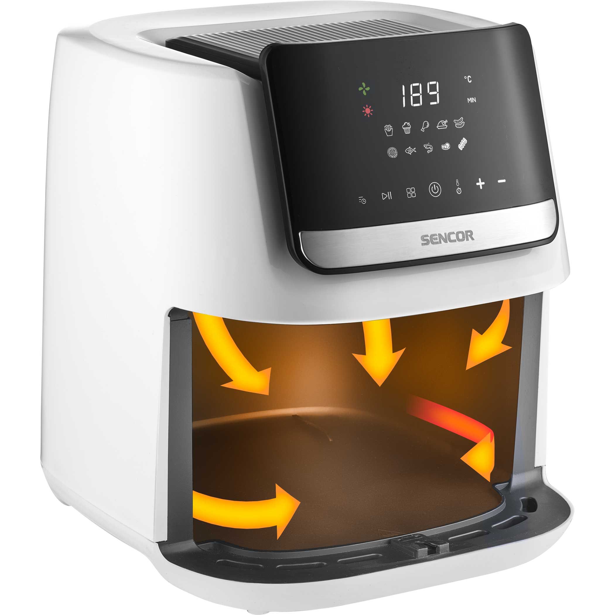 SENCOR SFR 6551WH-EUE3 6,5 literes forrólevegős fritőz – 3. kép