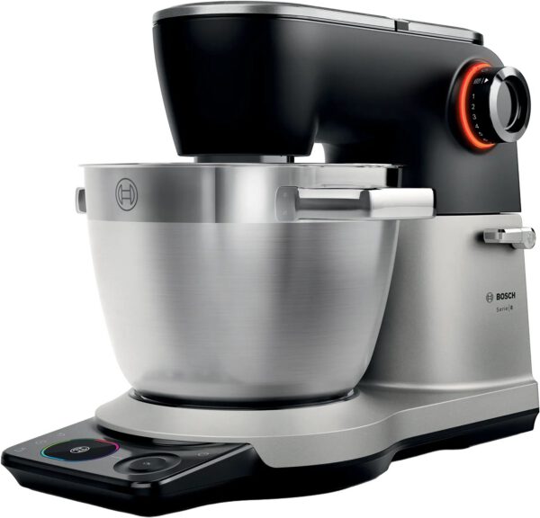 BOSCH MUMS8ZS22 Serie 8 konyhai robotgép beépített mérleggel, fekete–inox