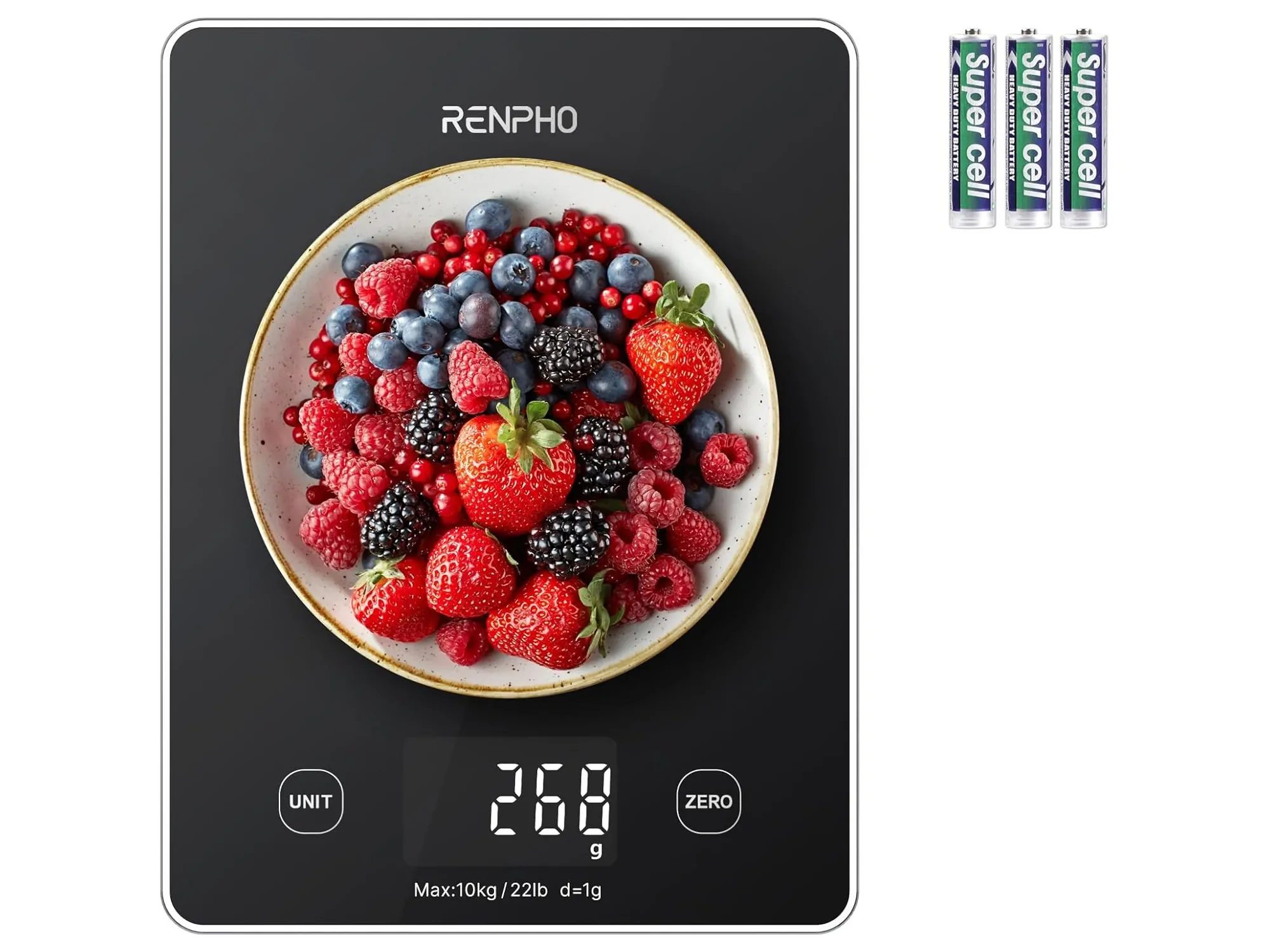 RENPHO Calibra 1L intelligens konyhai mérleg Bluetooth-kapcsolattal – 9. kép