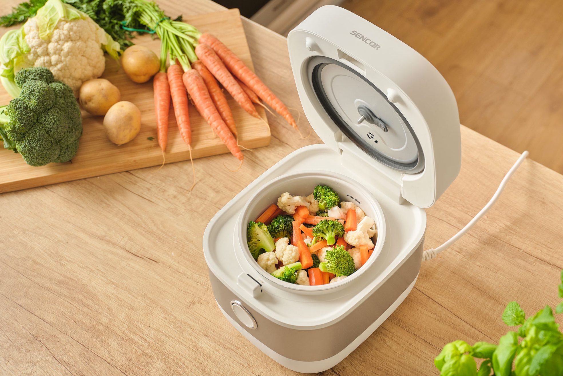 SENCOR SRM 1600WH digitális rizsfőző kerámia bevonatú edénnyel – 10. kép