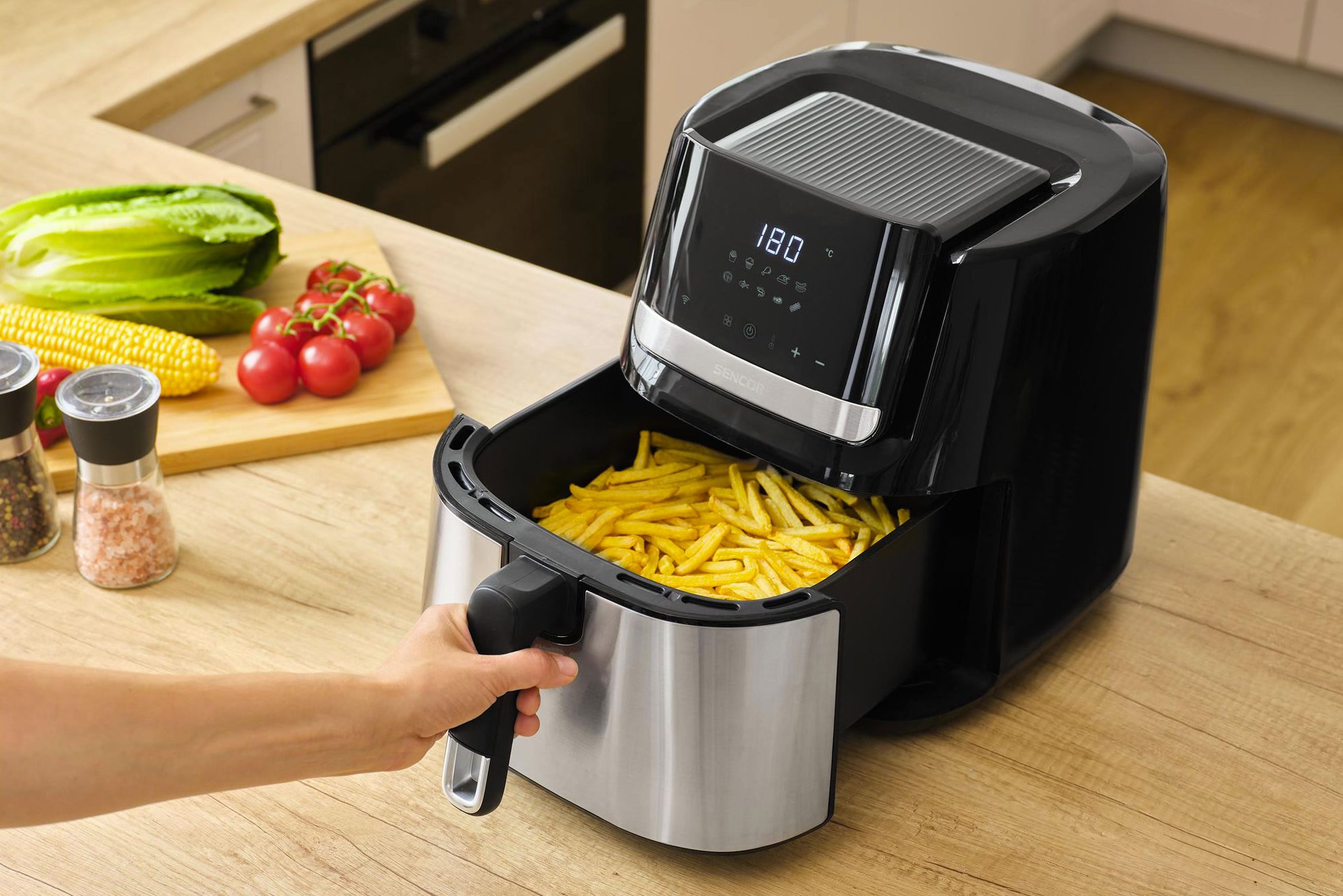 SENCOR SFR 6600SS-EUE3 intelligens forrólevegős sütő, 6,5 l – 10. kép