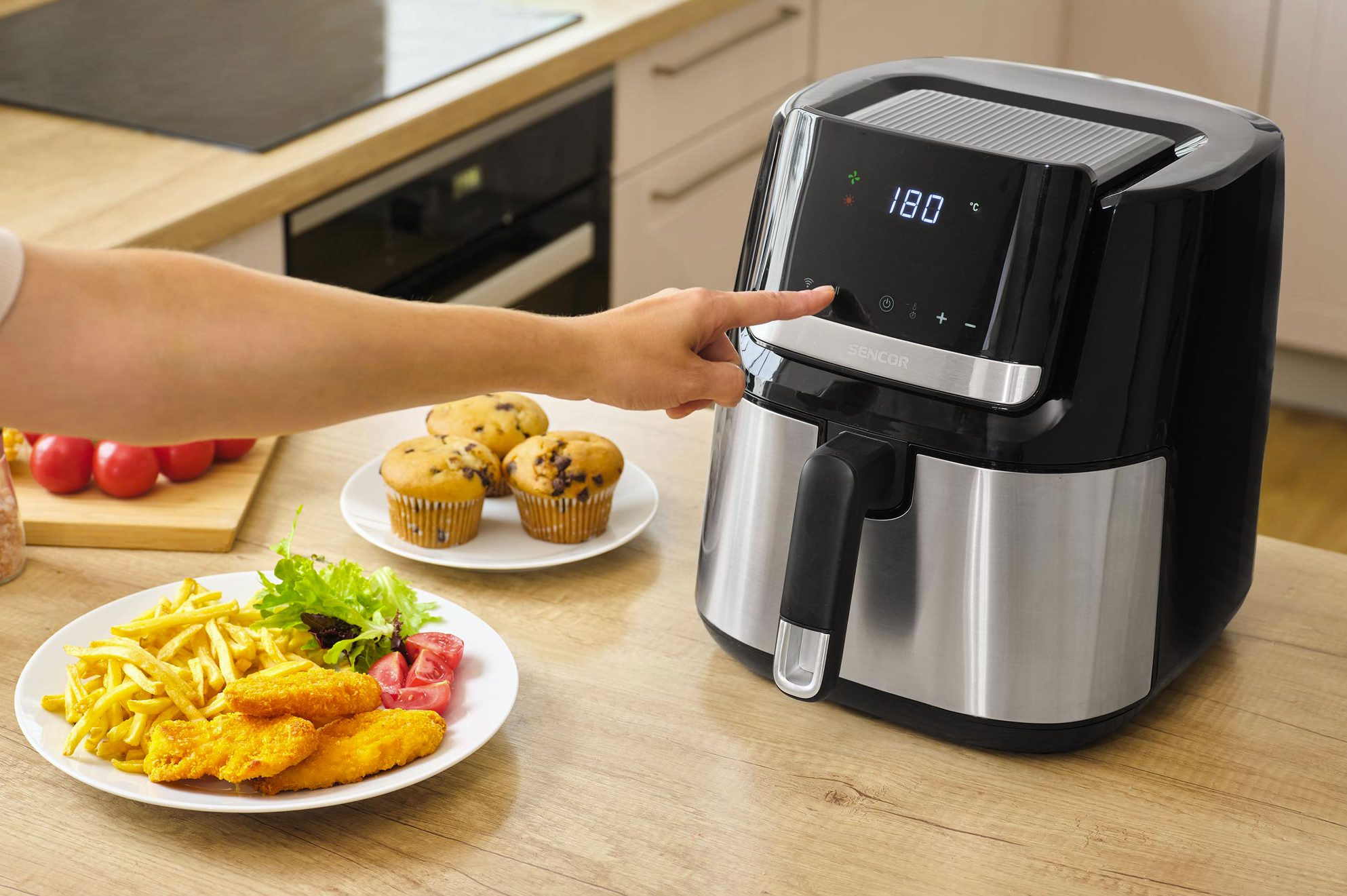 SENCOR SFR 6600SS-EUE3 intelligens forrólevegős sütő, 6,5 l – 11. kép