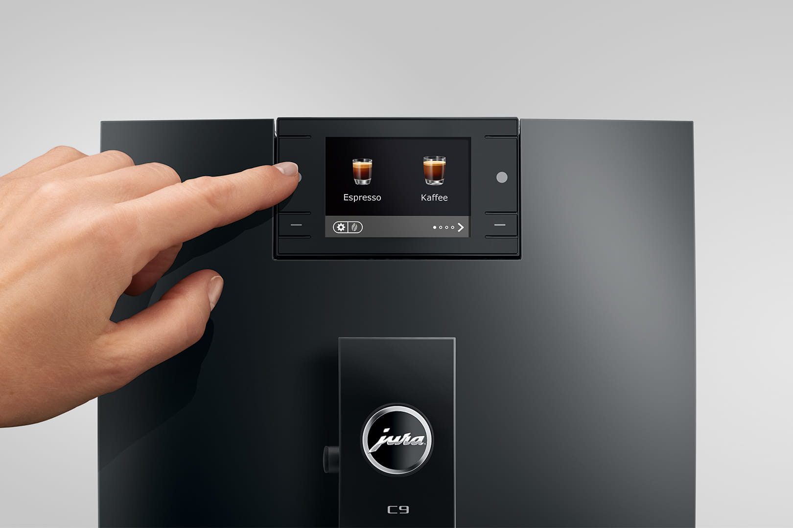 JURA C9 Piano Black (EA) automata kávéfőző Hot Brew és Light Brew funkcióval – 4. kép