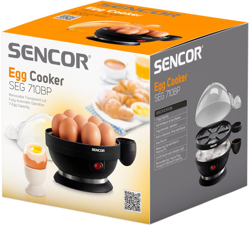 SENCOR SEG 710BP automata tojásfőző 7 tojásos kapacitással – 3. kép