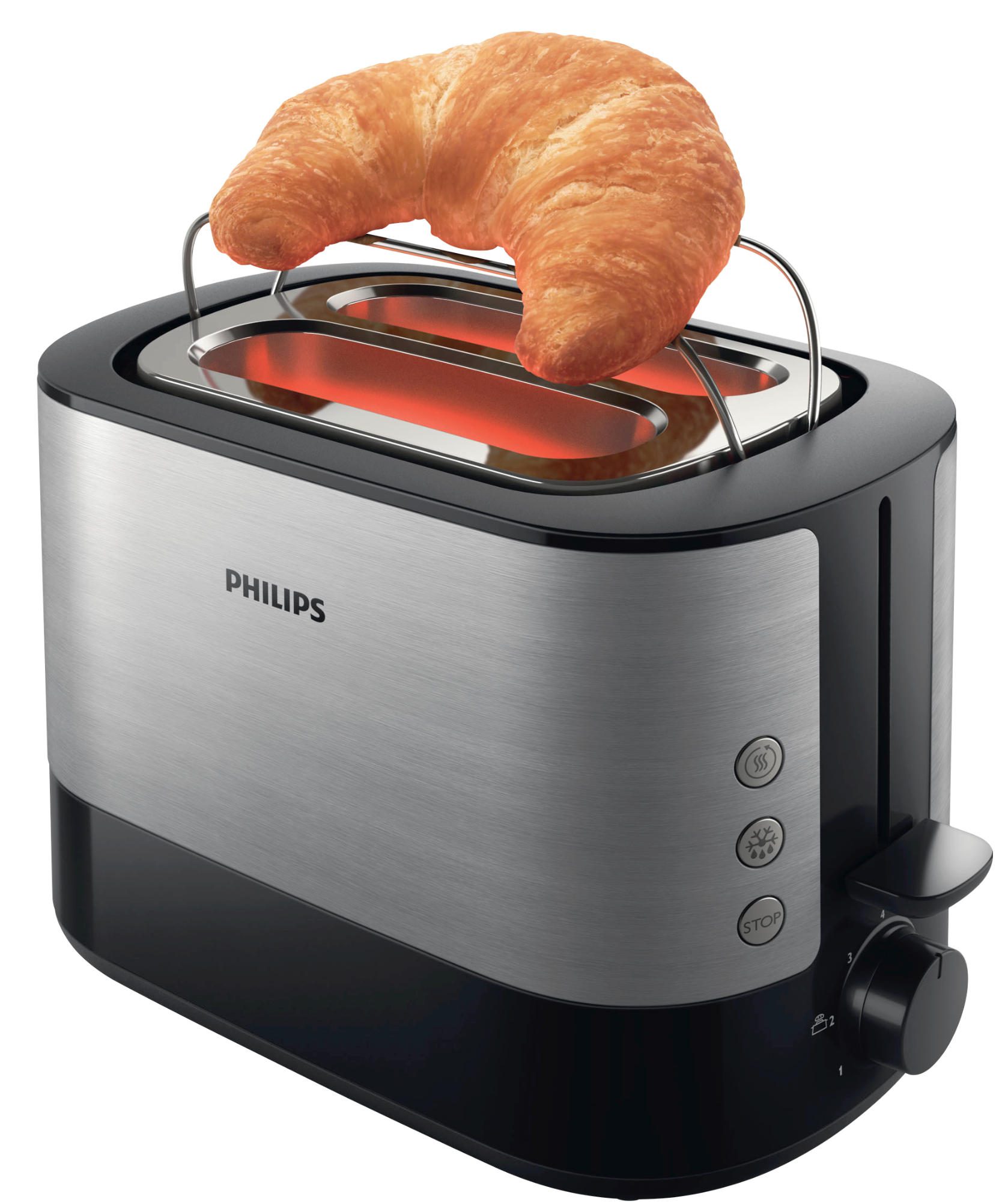 PHILIPS HD2637/90 kenyérpirító 2 extra széles nyílással – 6. kép