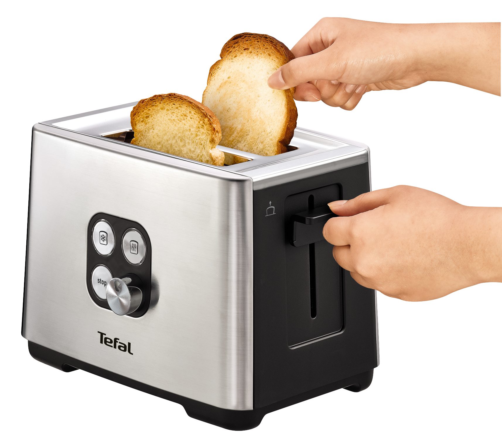 TEFAL TT420D30 Eqinox inox kenyérpirító 7 pirítási szinttel, 900 W – 3. kép