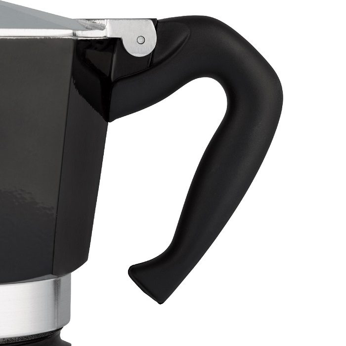BIALETTI 0004953 Moka Express fekete alumínium kotyogós kávéfőző, 6 adagos – 6. kép