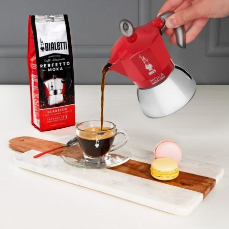 BIALETTI Moka Induction 4 adagos piros kotyogós kávéfőző – 4. kép