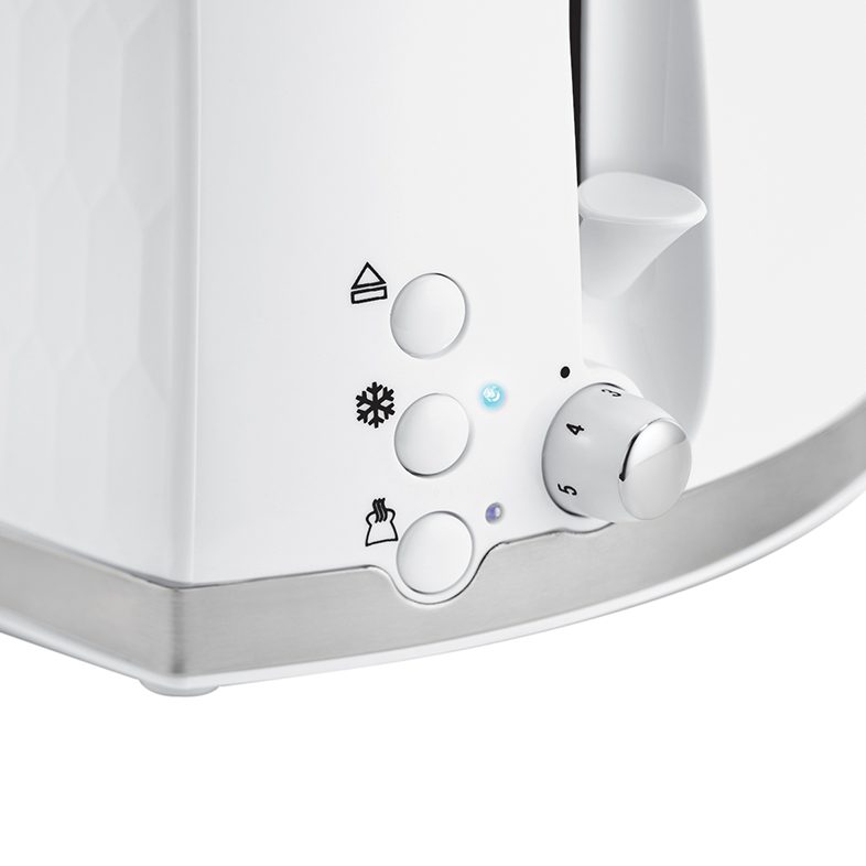 RUSSELL HOBBS 26060-56/RH Honeycomb két szeletes kenyérpirító, fehér – 3. kép