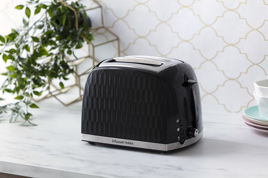RUSSELL HOBBS 26061-56/RH Honeycomb két szeletes kenyérpirító, fekete – 7. kép