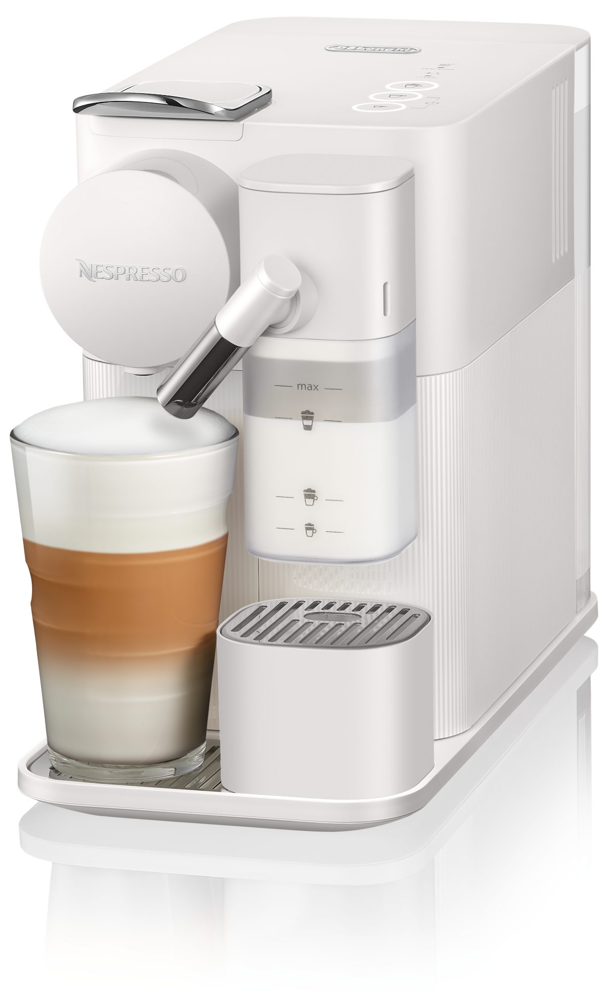 DE-LONGHI Nespresso Lattissima One EN510.W fehér kapszulás kávéfőző tejhabosítóval – 2. kép