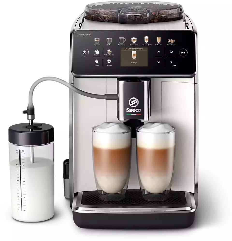 SAECO GranAroma SM6580/20 automata kávéfőző tejrendszerrel, fehér – 3. kép