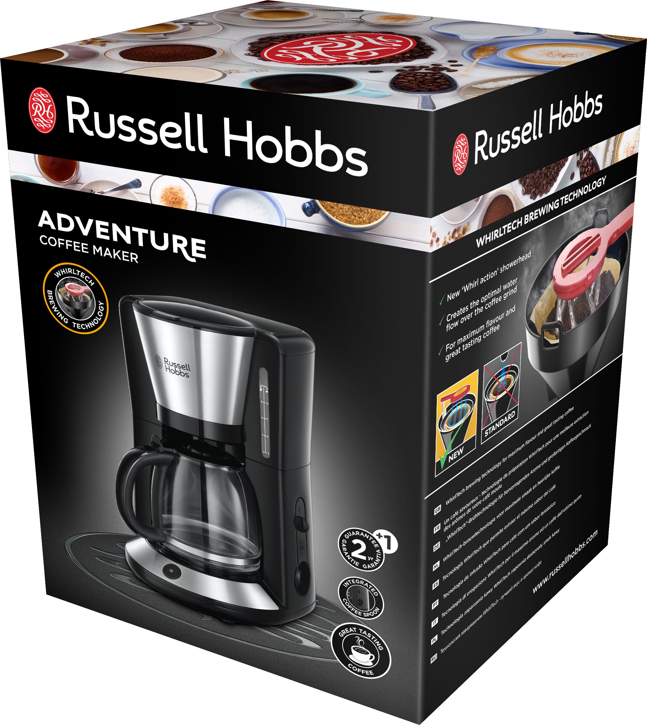 RUSSELL HOBBS 24010-56/RH Adventure filteres kávéfőző üvegkancsóval – 3. kép