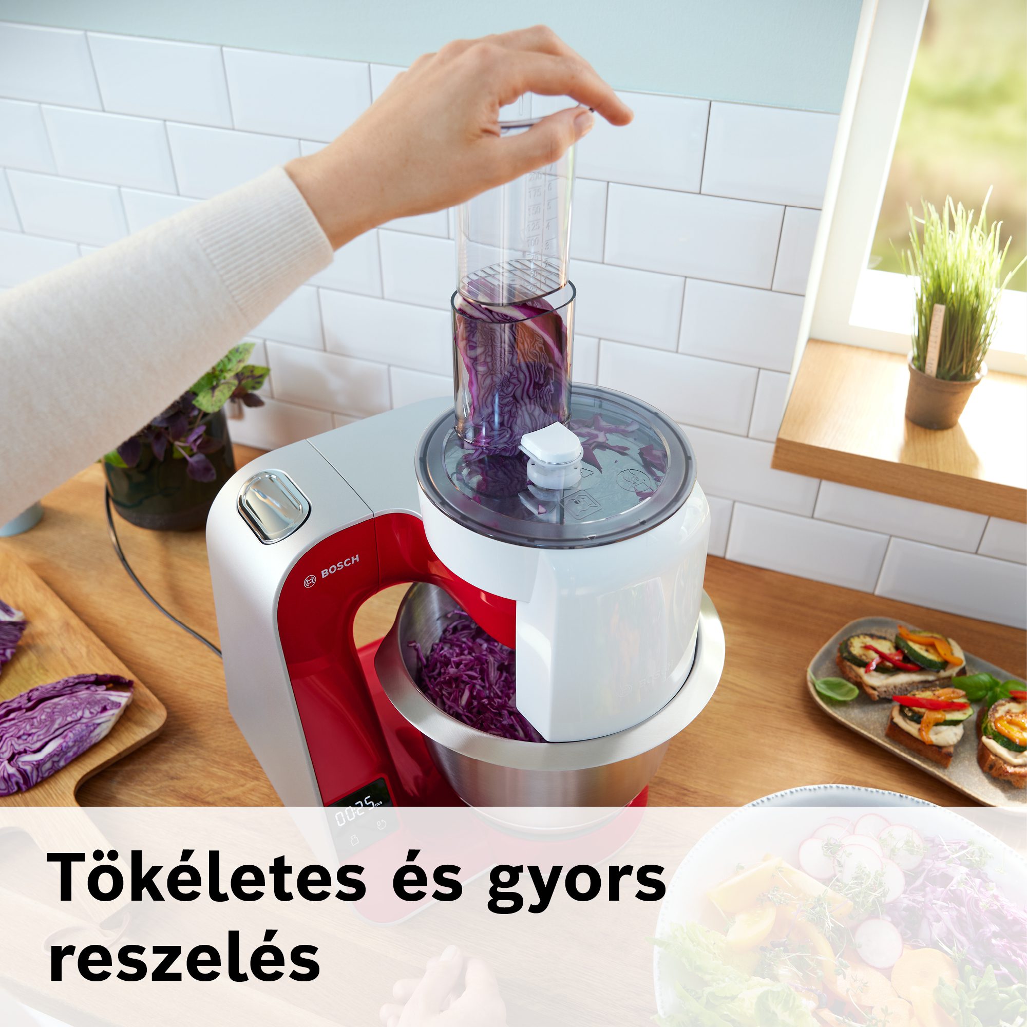 BOSCH MUM5X720 konyhai robotgép beépített mérleggel és turmixkehellyel, 1000 W – 8. kép