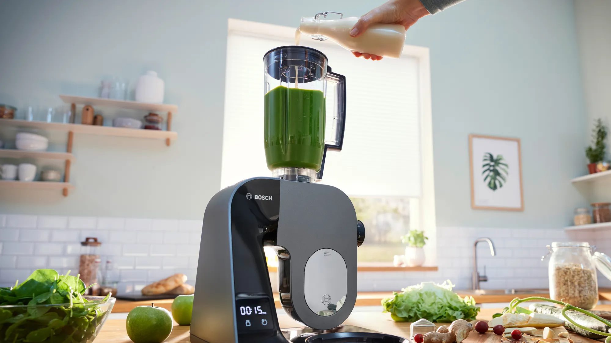 BOSCH MUM5XC4E konyhai robotgép beépített mérleggel és 3,9 literes nemesacél tállal – 6. kép