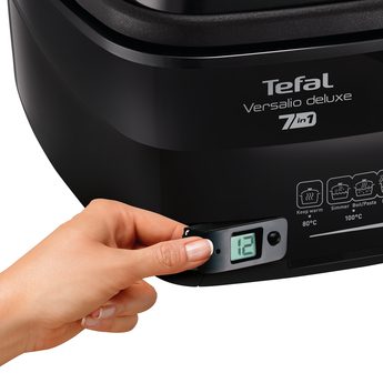TEFAL FR491870 Versalio 7 az 1-ben multifunkciós olajsütő, fekete – 3. kép
