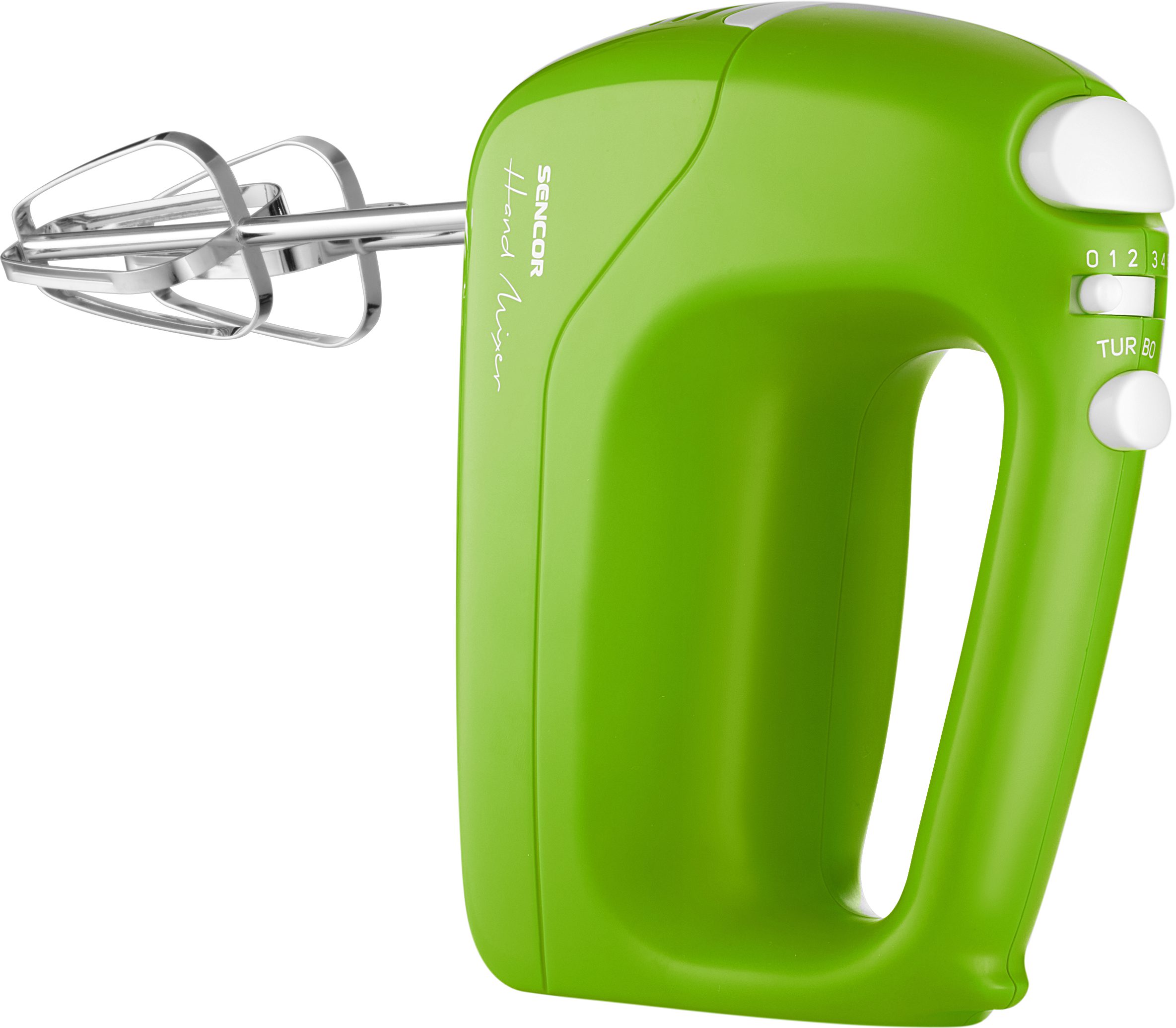 SENCOR SHM 5401GR 200 W-os kézi mixer turbó funkcióval, fehér-zöld – 3. kép