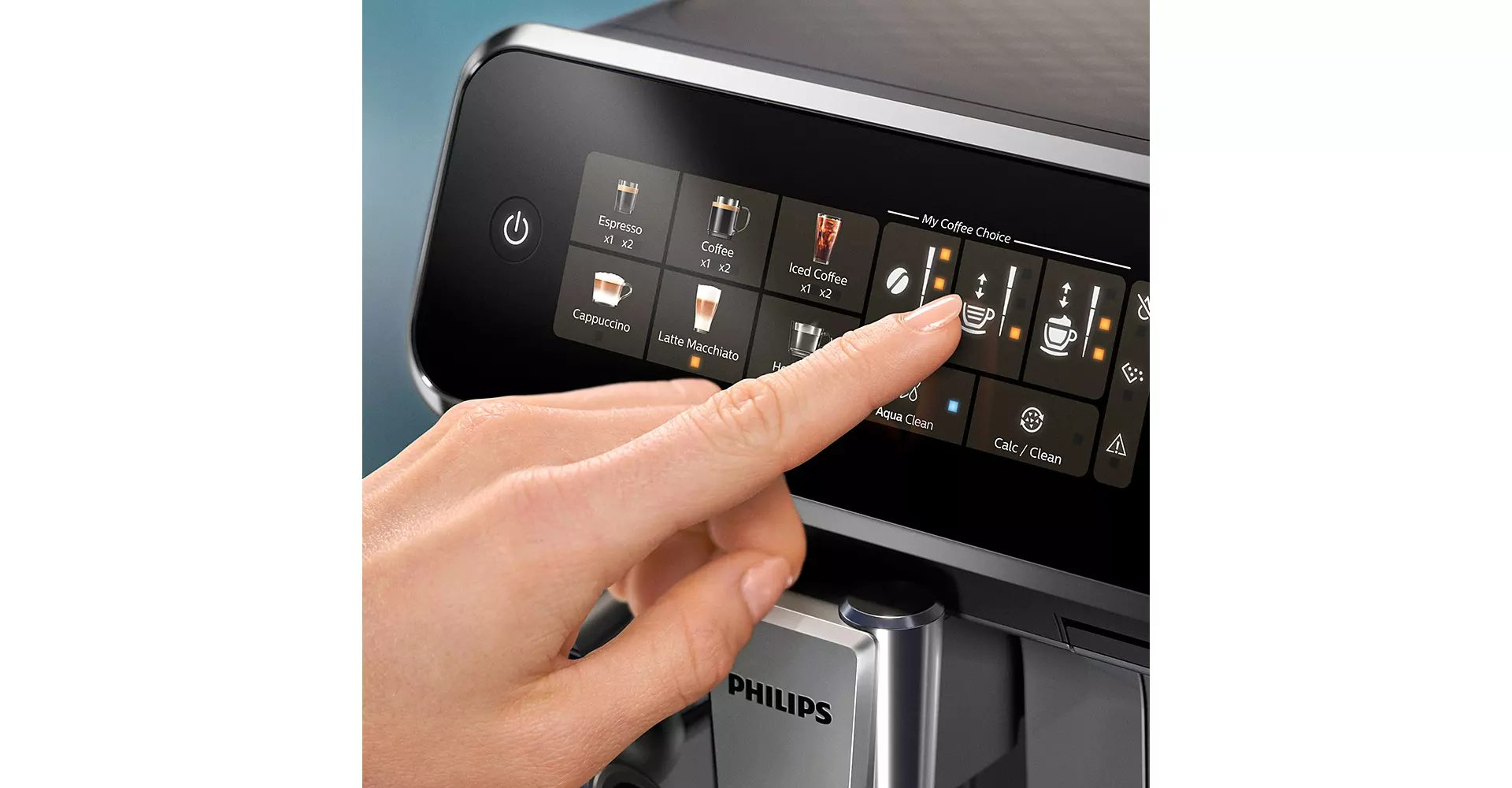 PHILIPS EP3343/50 Series 3300 LatteGo automata kávégép, 1450 W, fekete-fehér – 5. kép