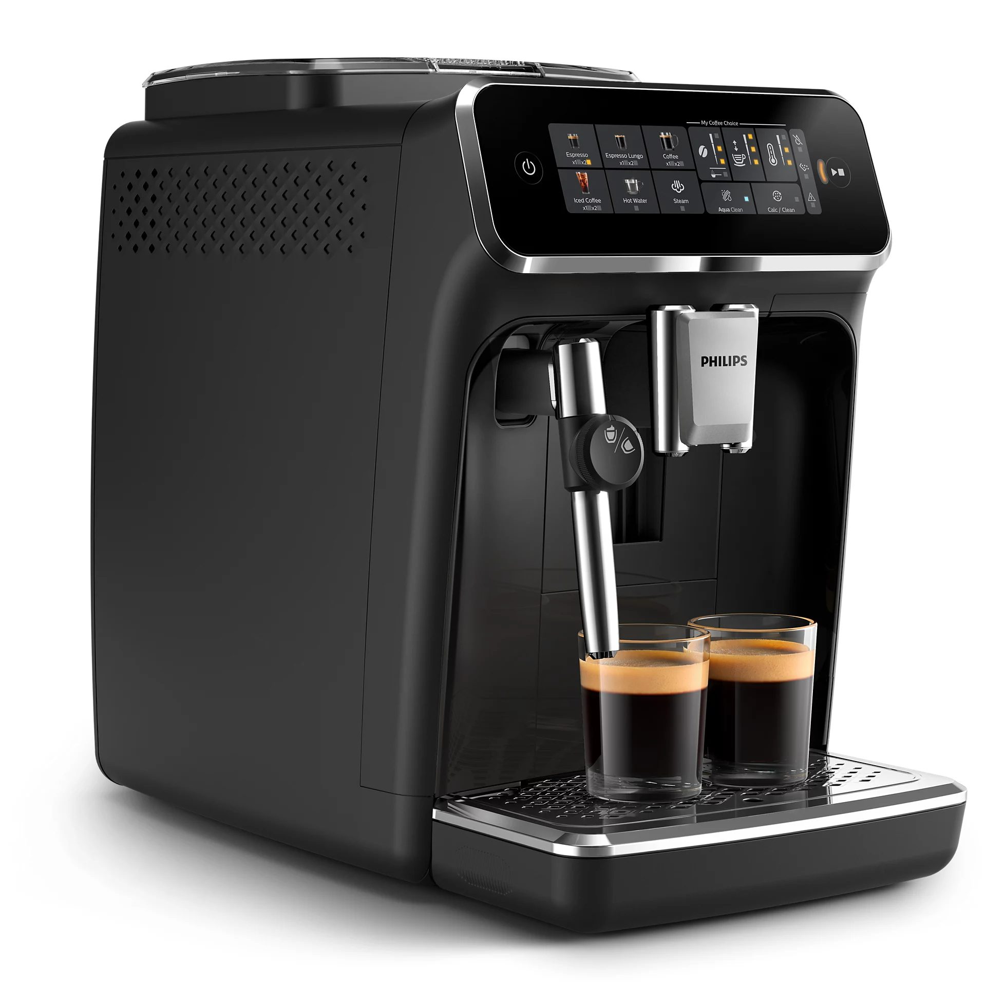 PHILIPS EP3321/40 Series 3300 automata kávégép Panarello Plus tejhabosítóval, fekete – 3. kép