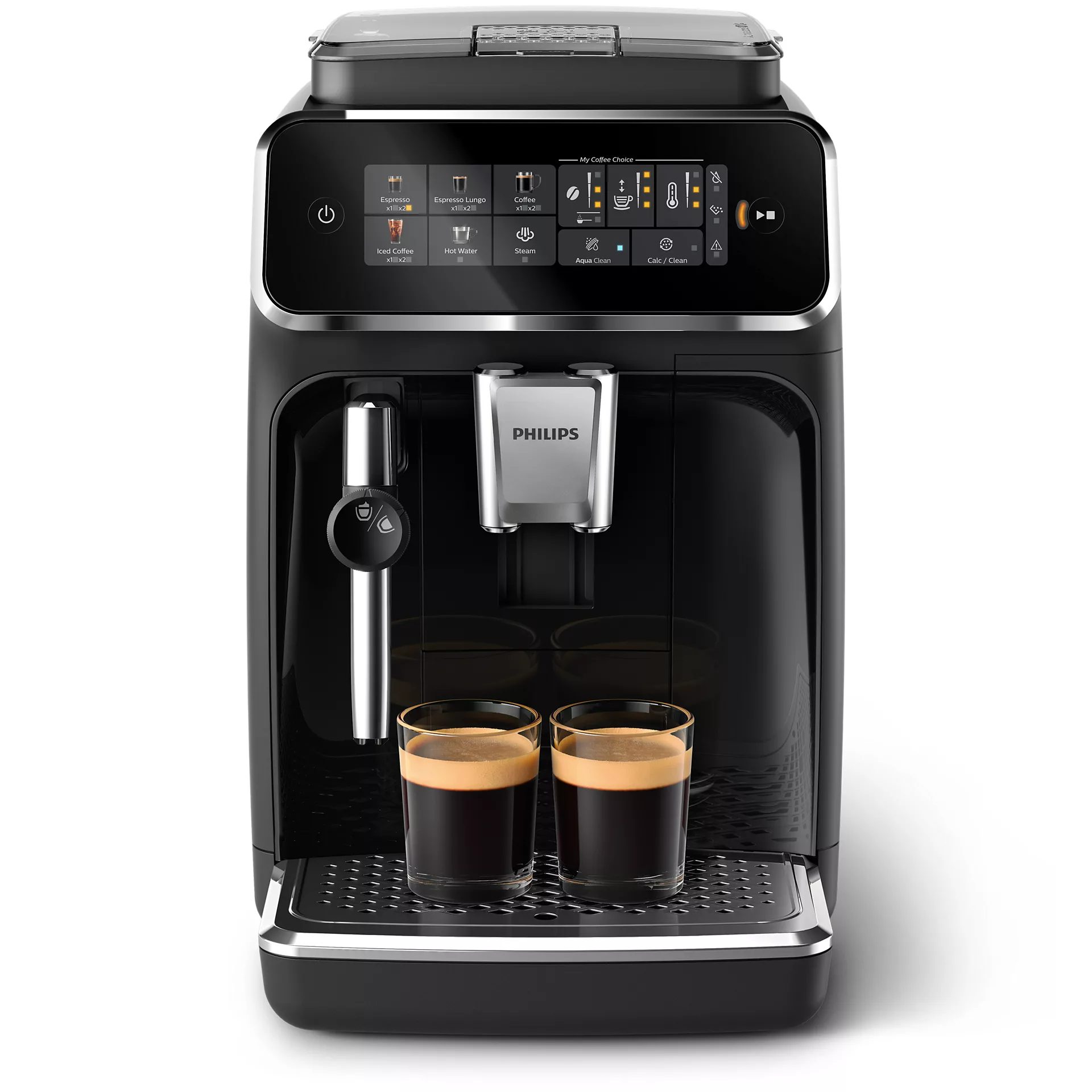 PHILIPS EP3321/40 Series 3300 automata kávégép Panarello Plus tejhabosítóval, fekete – 4. kép