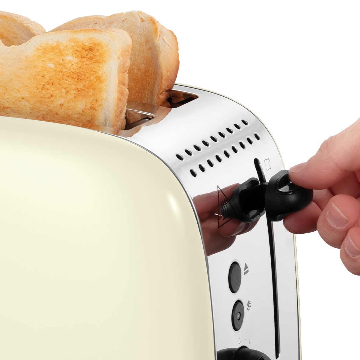 RUSSELL HOBBS 26551-56/RH Colours Plus Cream kétszeletes kenyérpirító, 1600 W – 4. kép