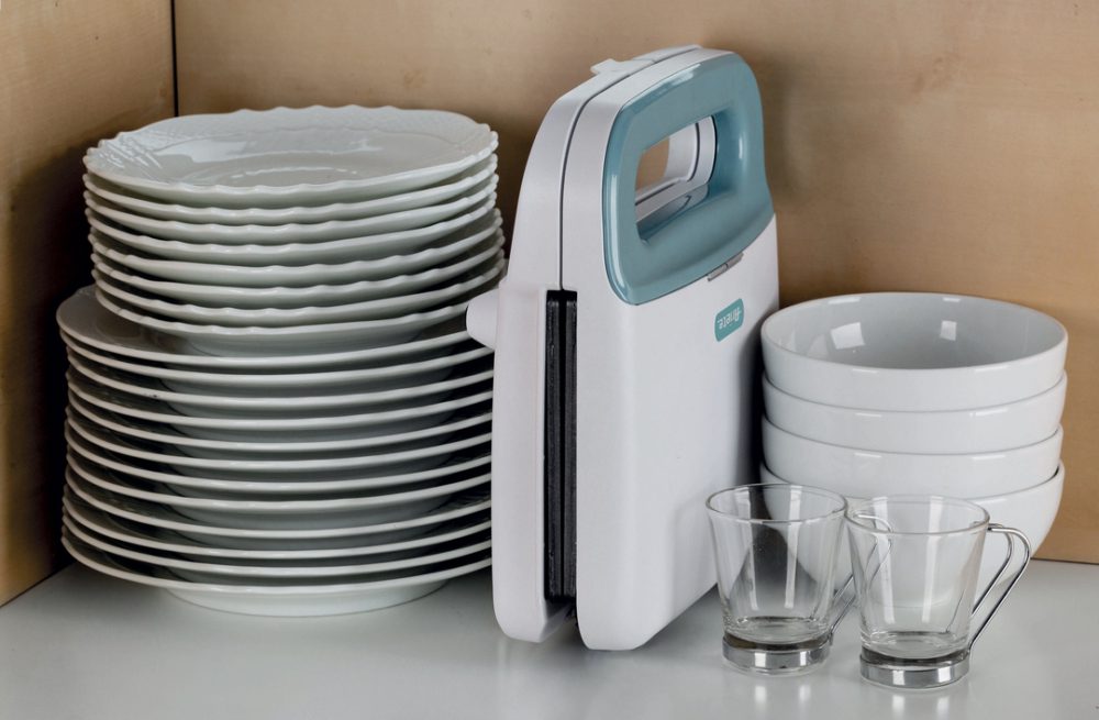 ARIETE 1971.WH Breakfast szendvicssütő tapadásmentes bevonattal, 750 W, fehér – 4. kép