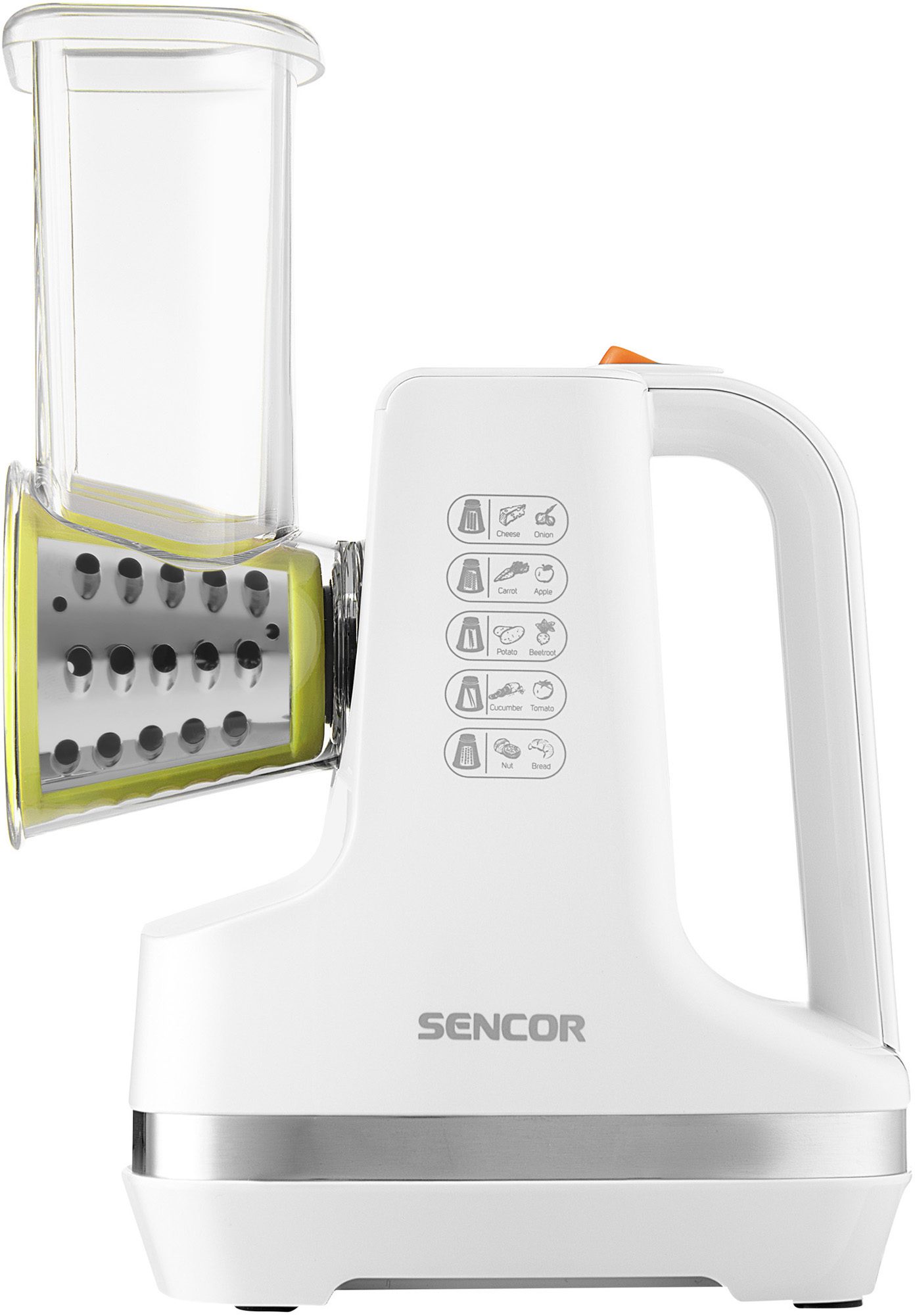 SENCOR SSG 4300WH elektromos szeletelő 5 fémbetéttel, fehér – 3. kép