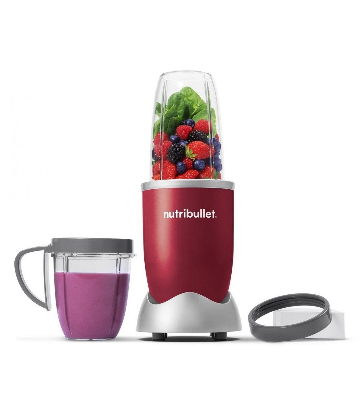 NUTRIBULLET NB606R piros smoothie készítő 600 W-os motorral – 2. kép
