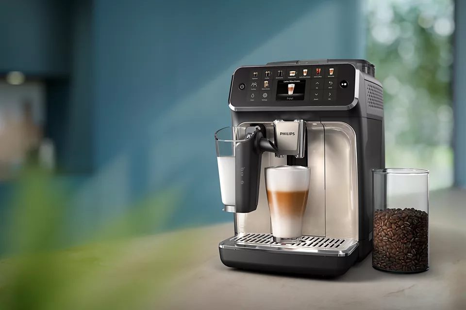 PHILIPS EP5547/90 5500 LatteGo automata kávégép 20 recepttel és kerámia őrlővel – 5. kép