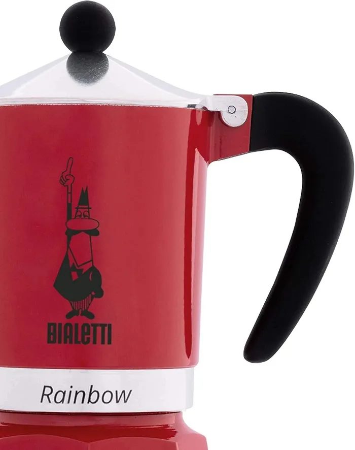 BIALETTI Rainbow piros 1 adagos kotyogós kávéfőző – 3. kép
