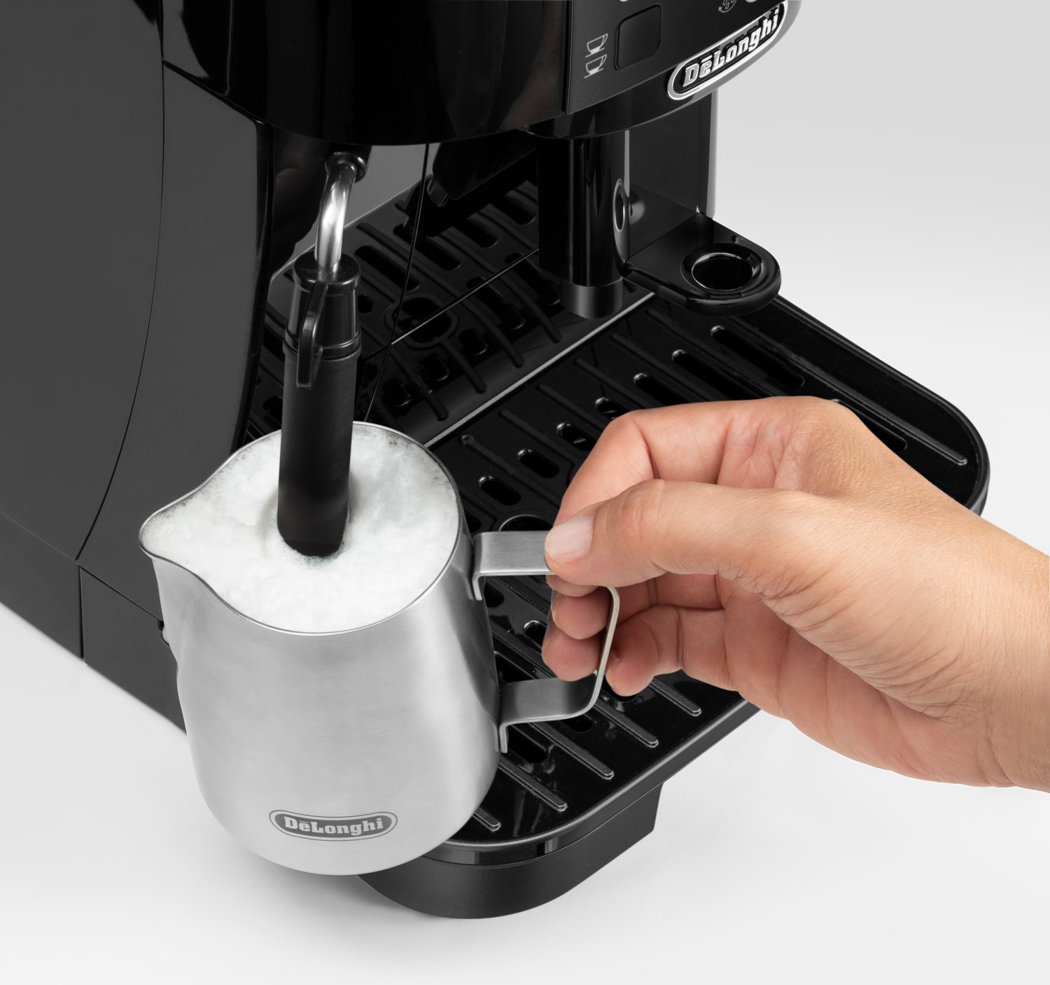DE-LONGHI Magnifica S ECAM12.121.B automata kávéfőző beépített darálóval, fekete – 4. kép
