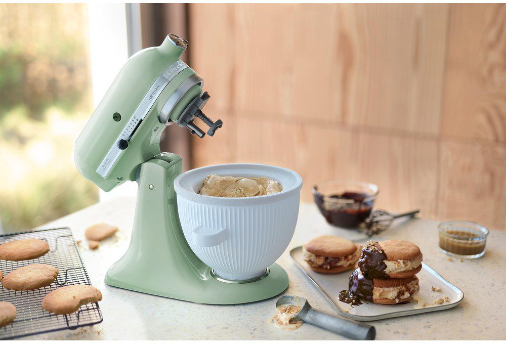 KITCHENAID 5KSM125EPT pisztácia robotgép 4,8 literes rozsdamentes keverőtállal – 5. kép