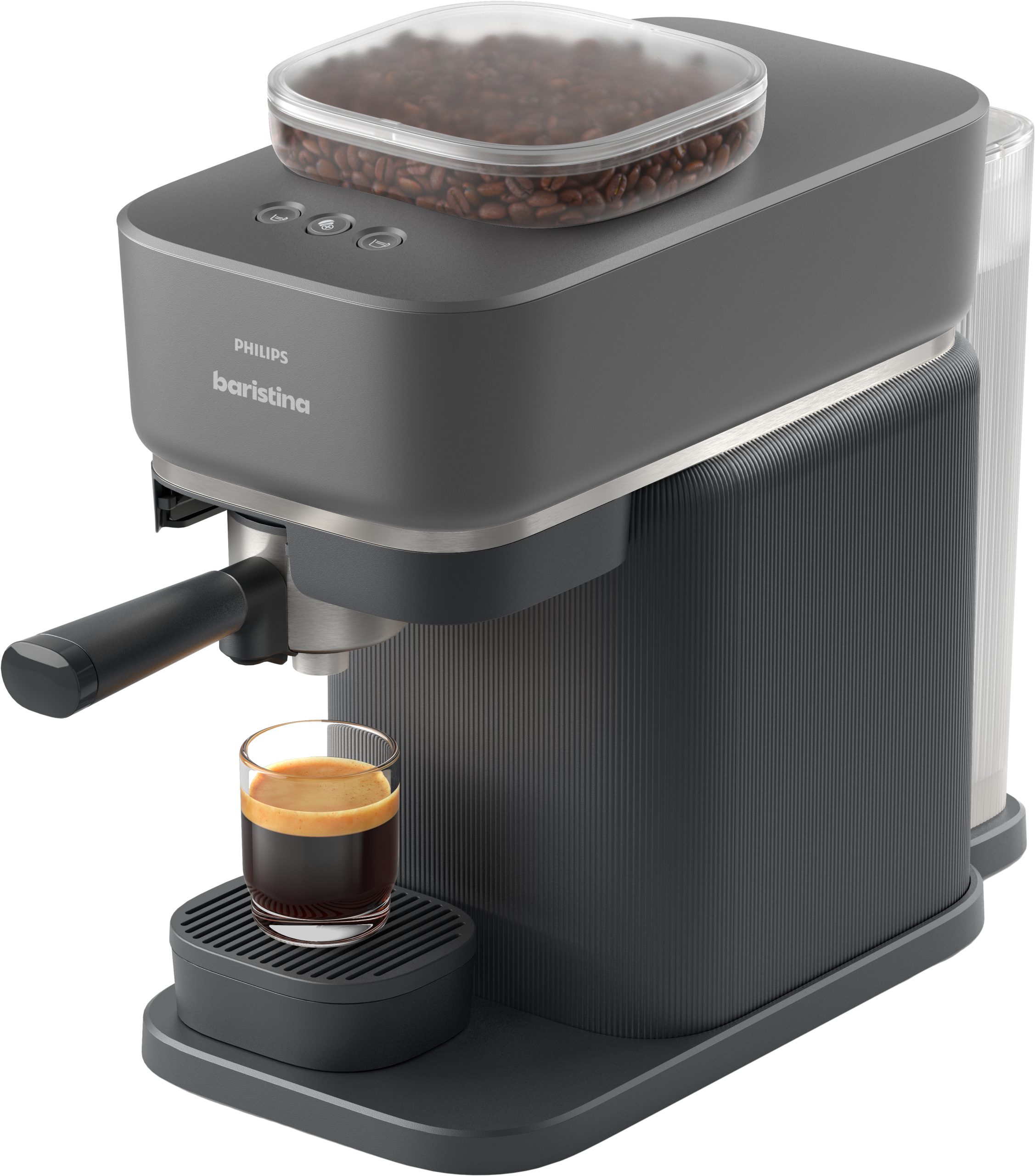 PHILIPS BAR300/60 Baristina automata eszpresszógép fekete portafilterrel – 2. kép