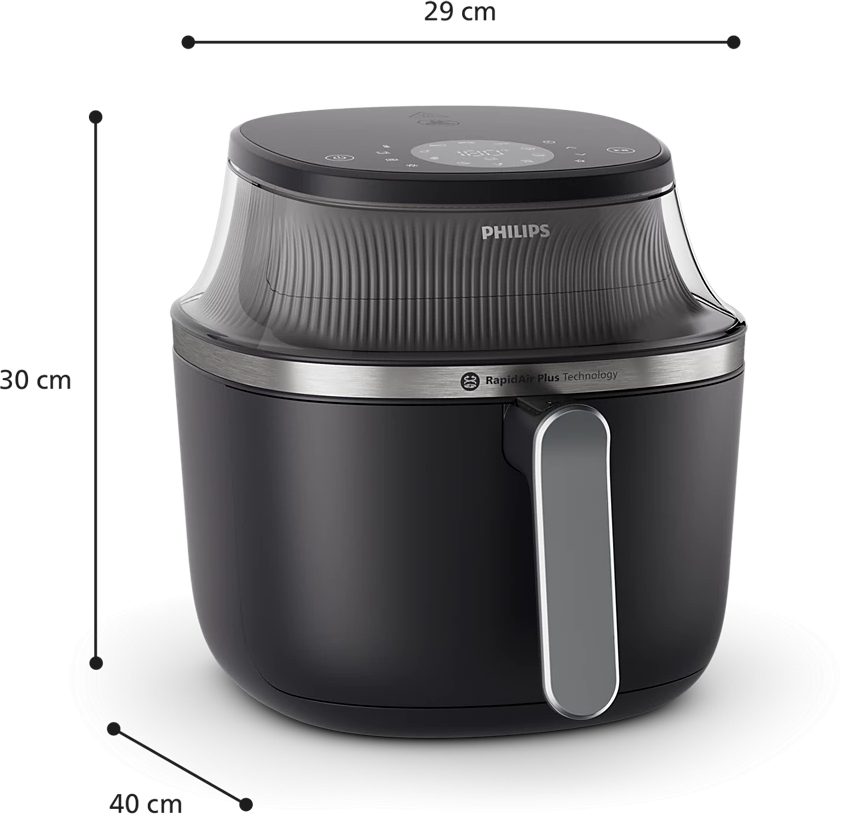 PHILIPS NA322/00 3000 Series 4,2 literes forrólevegős sütő betekintőablakkal – 3. kép