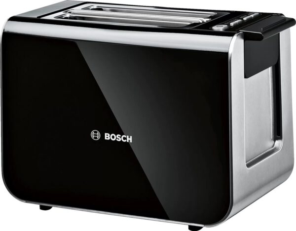 BOSCH TAT8613N Styline kenyérpirító, 2 szeletes, 860 W, 9 pirítási fokozattal