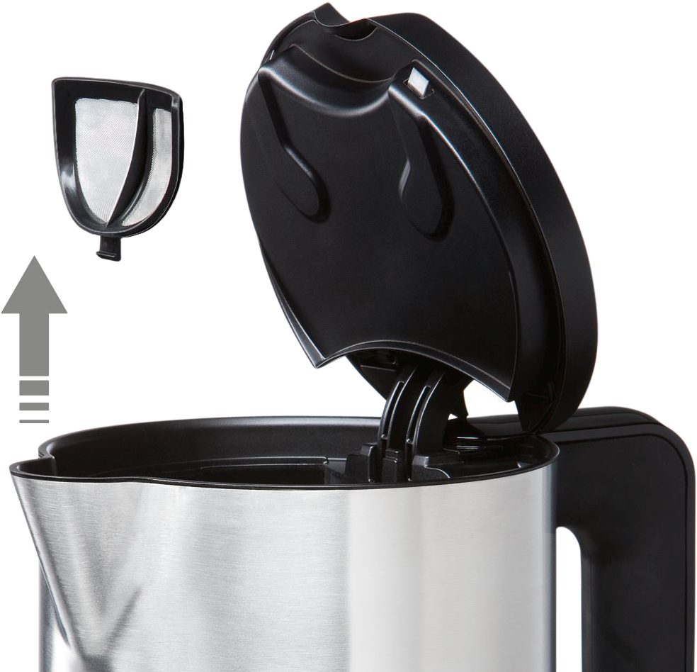 BOSCH TWK8613P hőmérséklet-szabályozós vízforraló, fekete-ezüst – 2. kép