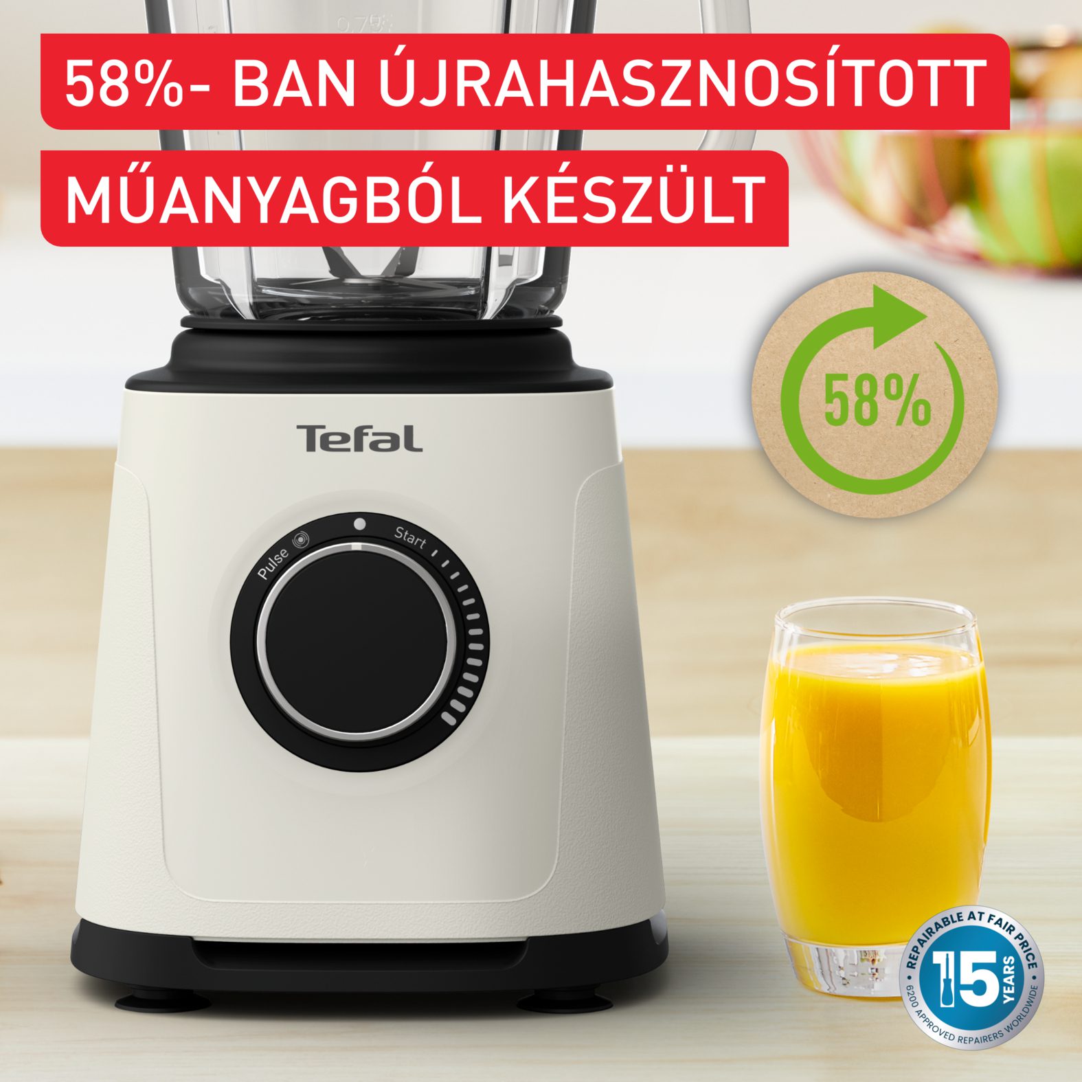 TEFAL BL771AF0 PerfectMix Essential 1200 W-os üvegkelyhes turmixgép – 4. kép