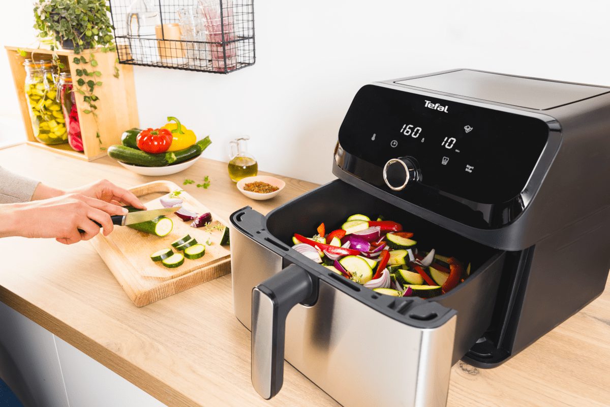 TEFAL EY855D10 Easy Fry Mega 7,5 literes forrólevegős fritőz – 8. kép