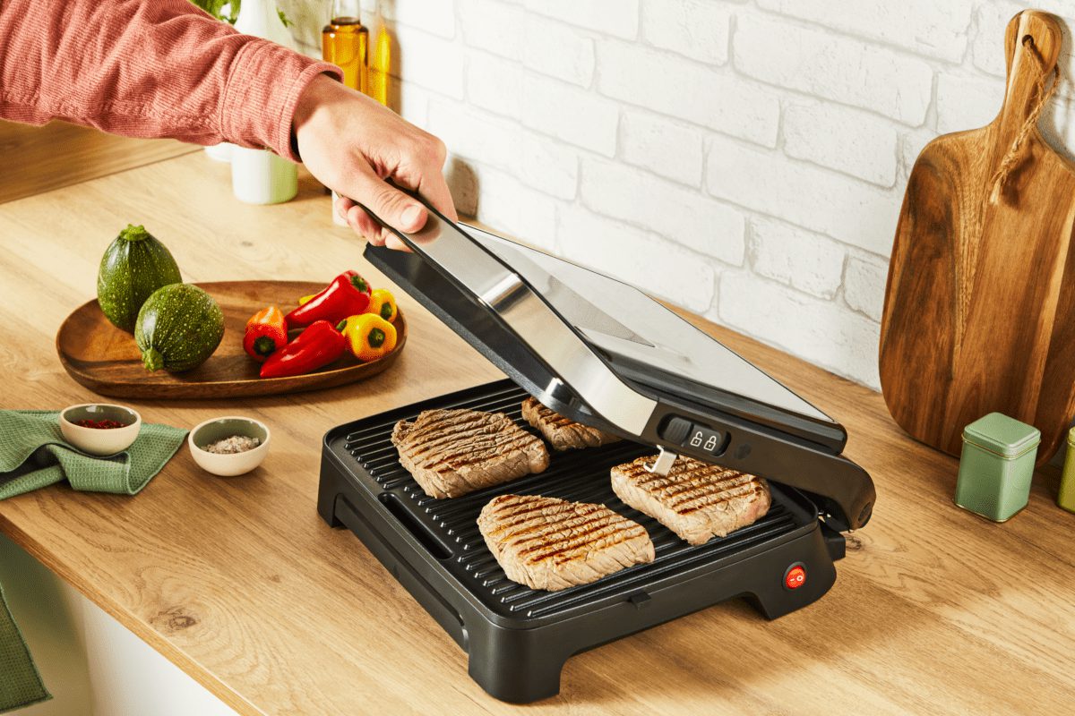 TEFAL GC271D10 Inicio Compact 2 az 1-ben panini- és húsgrill, 2000 W – 5. kép
