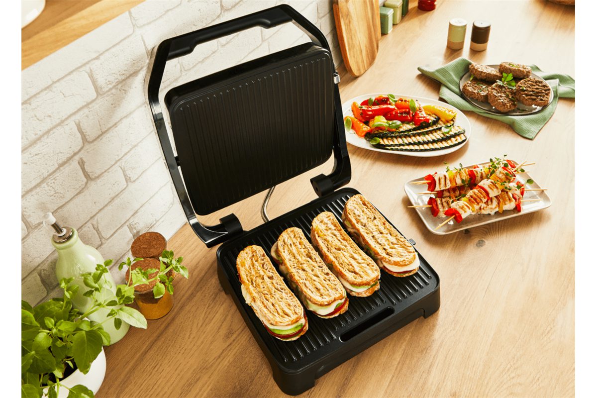 TEFAL GC271D10 Inicio Compact 2 az 1-ben panini- és húsgrill, 2000 W – 6. kép