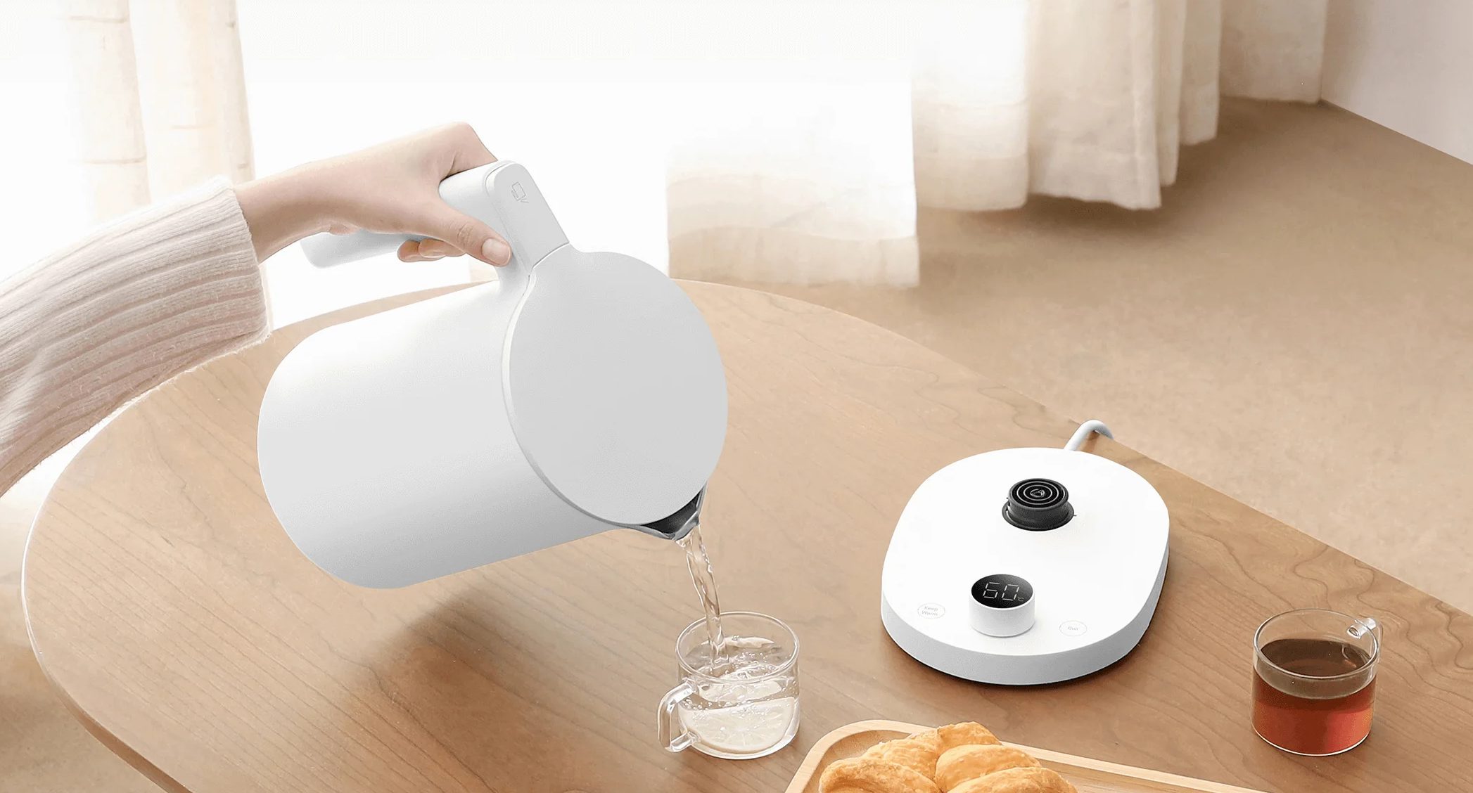 XIAOMI Vízforraló 2 Pro EU (BHR9107EU) hőmérséklet-szabályozással és LED kijelzővel – 6. kép