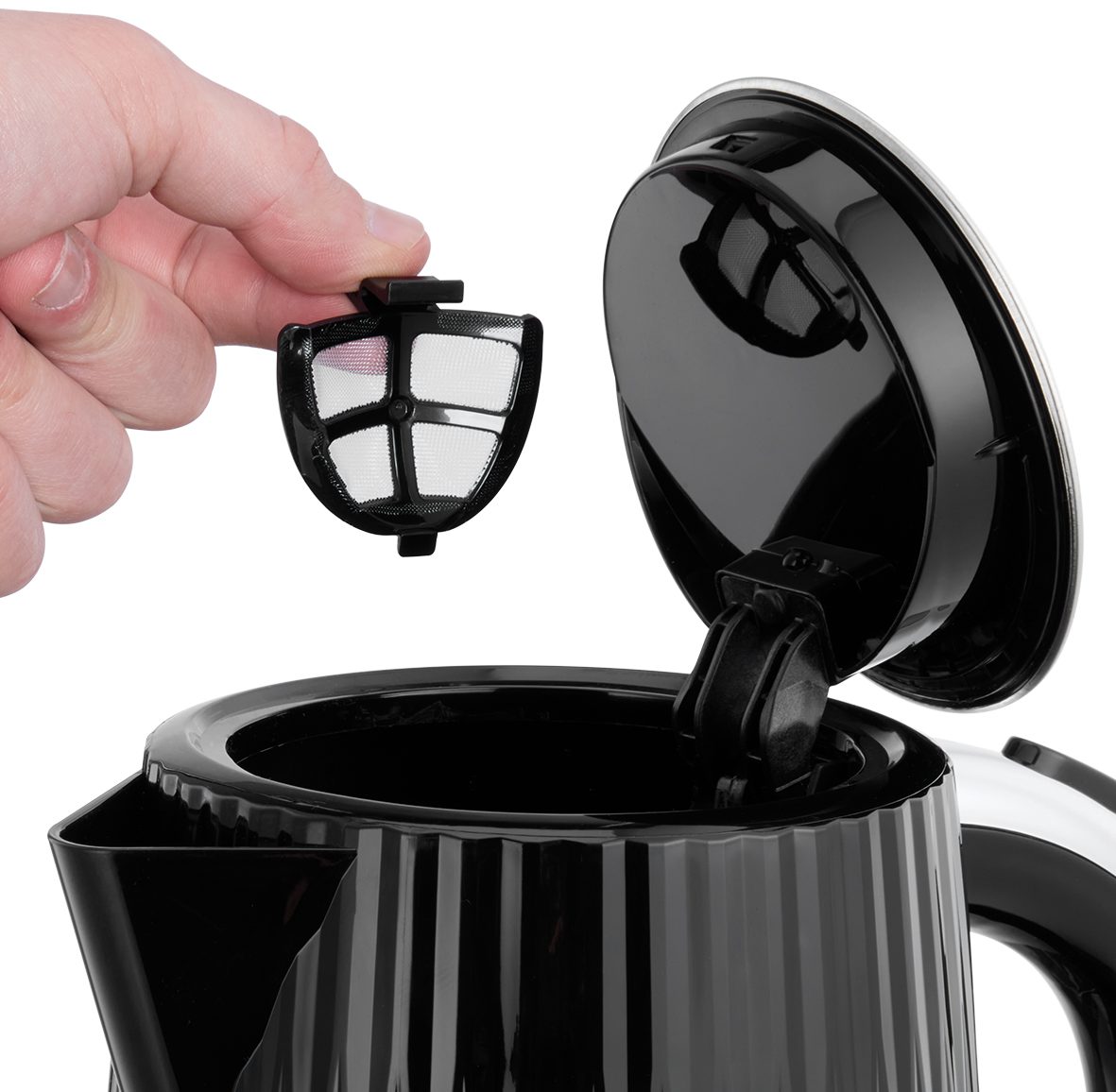 RUSSELL HOBBS 27361-70/RH Eden fekete vízforraló 1,7 literes kapacitással – 3. kép