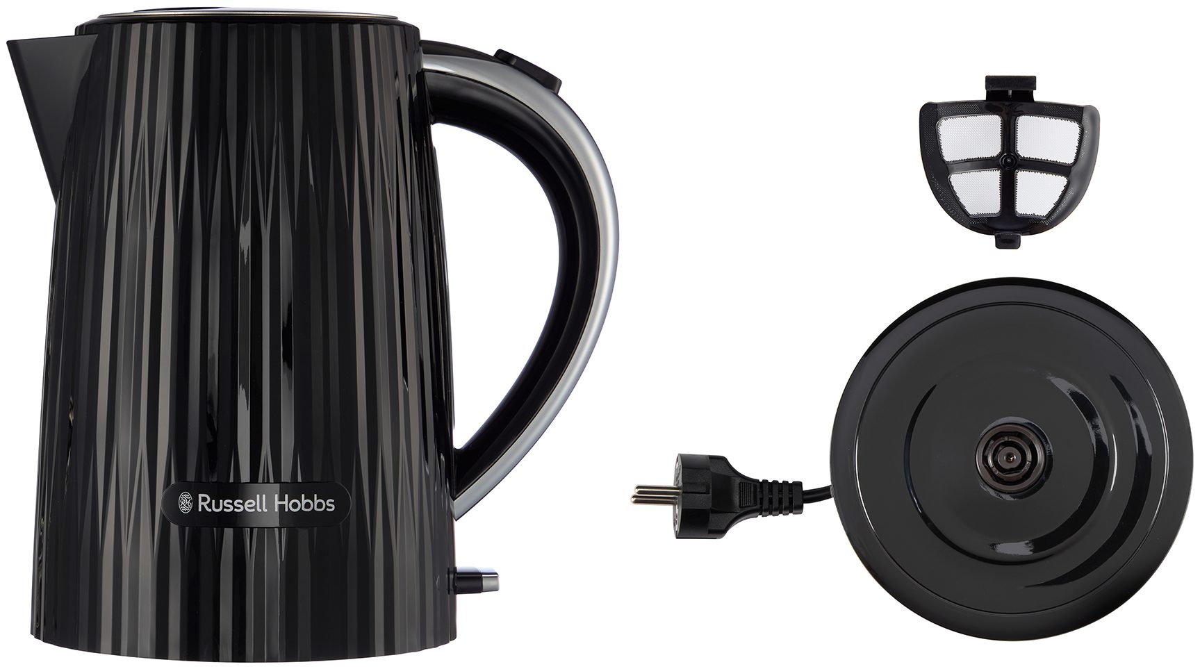 RUSSELL HOBBS 27361-70/RH Eden fekete vízforraló 1,7 literes kapacitással – 6. kép